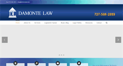 Desktop Screenshot of damontelaw.com